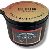 EYE OF LOVE - BLOOM BOUGIE DE MASSAGE SATIVA EARTHS DESIRE 150 ML