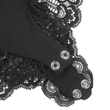 SUBBLIME - TEDDY DÉTAIL DENTELLE FLORALE NOIR S/M