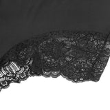 SUBBLIME - TEDDY DÉTAIL DENTELLE FLORALE NOIR S/M