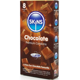 SKINS - PACK DE 8 PRÉSERVATIFS PREMIUM CHOCOLAT