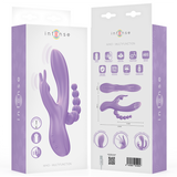 INTENSE - MIKO TRIPLE VIBRATEUR LAPIN & STIMULATEUR & ANAL 7 VIBRATIONS VIOLET