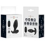 INTENSE - JOEY ANAL PLUG 10 VIBRATIONS NOIR TÉLÉCOMMANDE