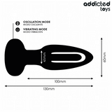ADDICTED TOYS - PLUG ANAL AVEC LANGUE VIBRANTE ET TÉLÉCOMMANDE