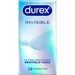 DUREX - PRÉSERVATIFS ULTRA FINS INVISIBLES 12 UNITÉS