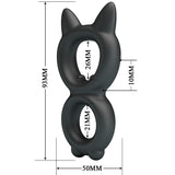 CRAZY BULL - BAGUE DOUBLE EN SILICONE TORAN MODÈLE 20