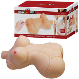 CRAZY BULL - DIANA TORSE FÉMININ RÉALISTE VAGIN ET ANAL 5 KG