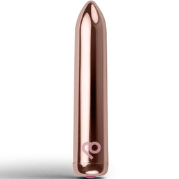 ROCKS-OFF - BALLE VIBRANTE RECHARGEABLE ROSE DORÉE