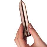 ROCKS-OFF - BALLE VIBRANTE RECHARGEABLE ROSE DORÉE
