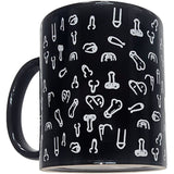 DIABLO PICANTE - TASSE À PÉNIS NOIR 370 ML