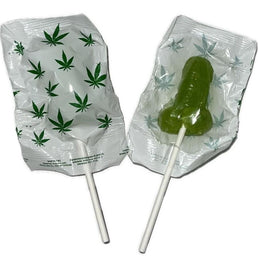 DIABLO GOLOSO - 1 SUCETTE PÉNIS ARÔME CANNABIS