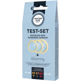 MISTER SIZE - KIT DE TEST : 3 PRÉSERVATIFS DE TAILLES DIFFÉRENTES + MÉLANGE À POINTS