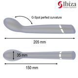IBIZA - VIBRATEUR POINT G 10 VIBRATIONS RECHARGEABLE