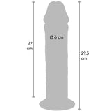 GET REAL - PÉNIS DE LUXE ÉPAIS DOUBLE DENSITÉ EN TPE 29,5 CM