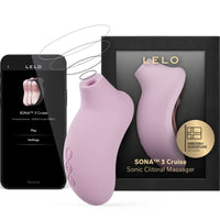 LELO - SONA 3 CRUISE MASSEUR CLITORAL SONIQUE ROSE PÂLE