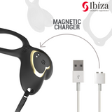 IBIZA - VIBRATEUR COUPLE EN FORME DE CŒUR AVEC TÉLÉCOMMANDE