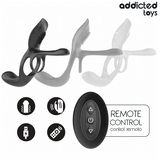 ADDICTED TOYS - ANNEAU DOUBLE PÉNIS AVEC STIMULATEUR CLITORIAL