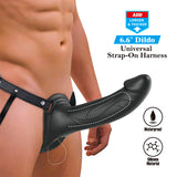 PRETTY LOVE - LANDON BLACK STRAP-ON VIBRANT