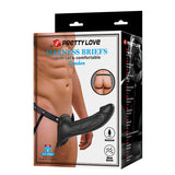 PRETTY LOVE - LANDON BLACK STRAP-ON VIBRANT