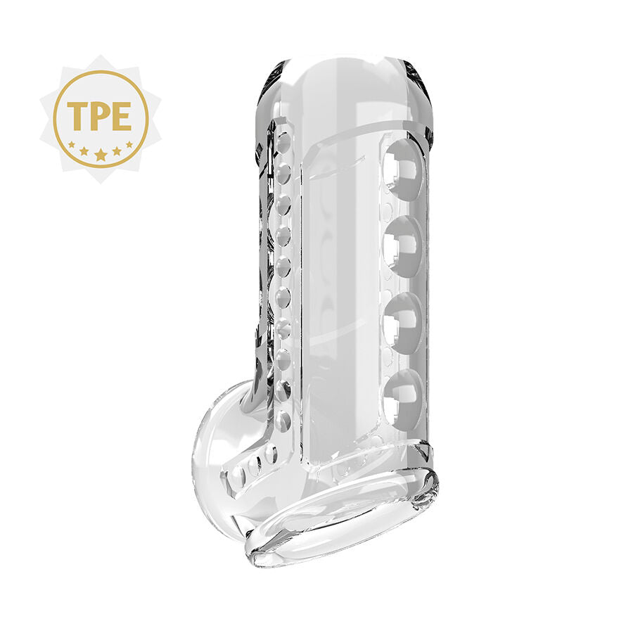 PRETTY LOVE - GAINE PÉNIENNE TEXTURÉE TRANSPARENTE