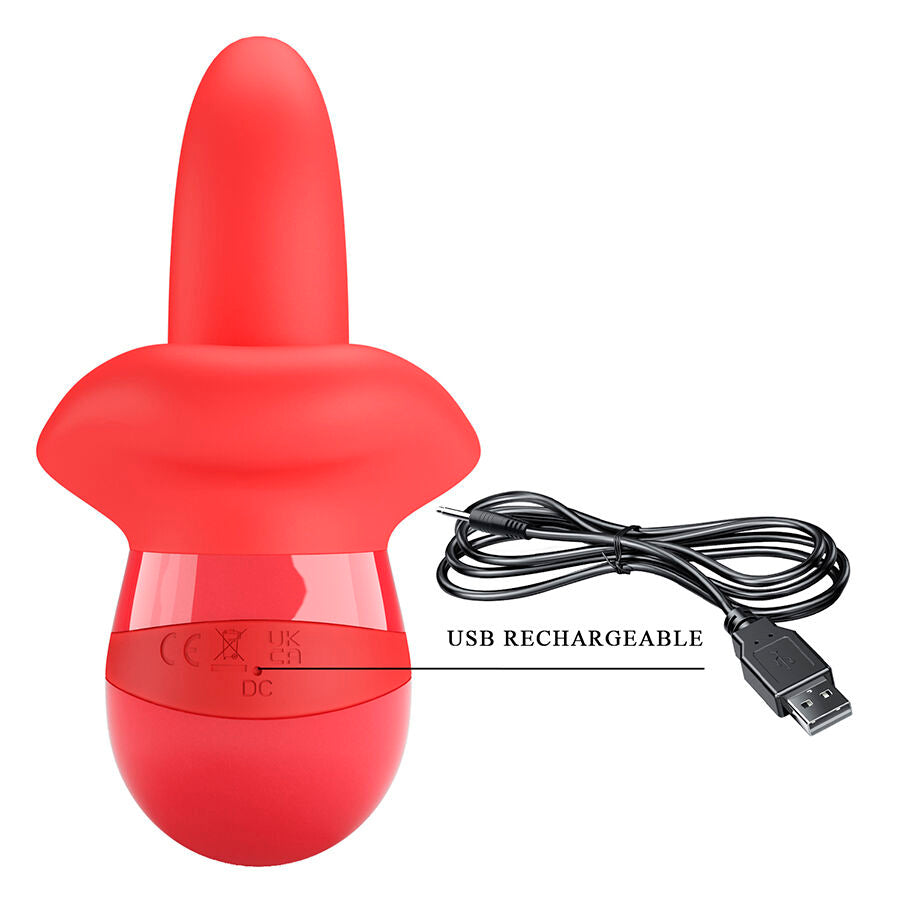 PRETTY LOVE - OBELIA VIBRATEUR À LANGUE AVEC MOUVEMENT ORBITAL