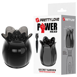 PRETTY LOVE - SECRET GARDEN TÊTE DE MASSAGE NOIRE