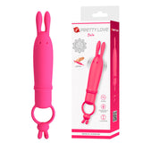 PRETTY LOVE - DELIA VIBRATEUR RABBIT AVEC ANNEAU DE RÉSISTANCE
