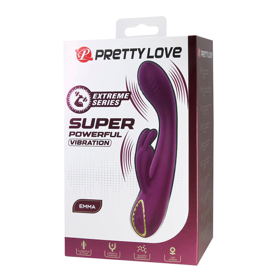PRETTY LOVE - EMMA VIBRATEUR VIOLET RABBIT AVEC STIMULATEUR