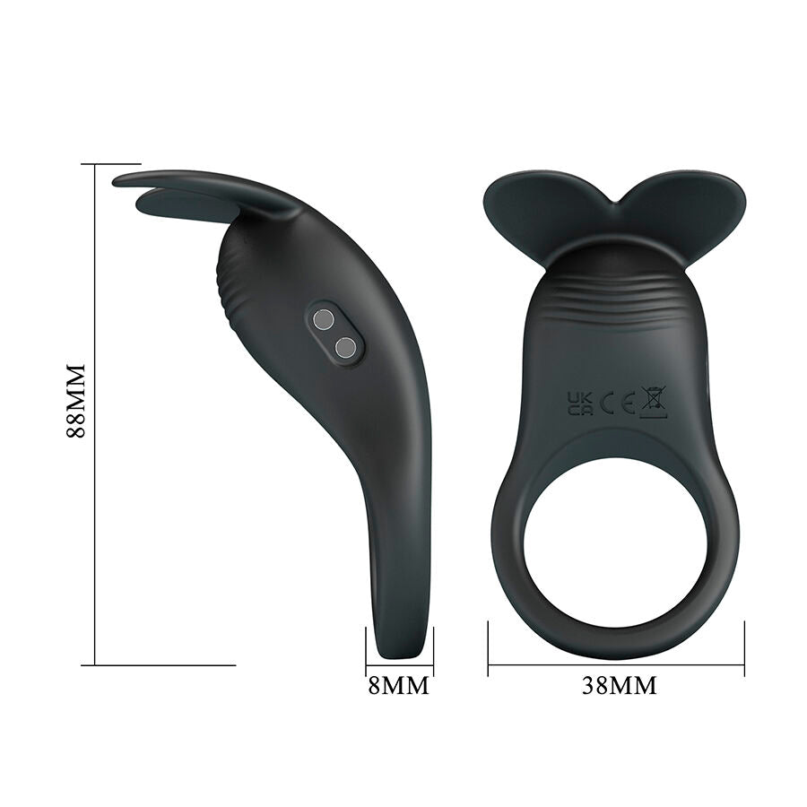 PRETTY LOVE - CARLTON ANNEAU PÉNIS AVEC STIMULATEUR CLITORIAL