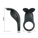 PRETTY LOVE - CARLTON ANNEAU PÉNIS AVEC STIMULATEUR CLITORIAL