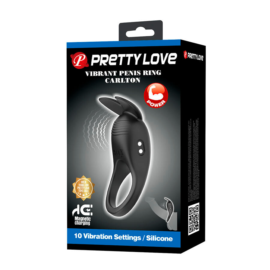 PRETTY LOVE - CARLTON ANNEAU PÉNIS AVEC STIMULATEUR CLITORIAL
