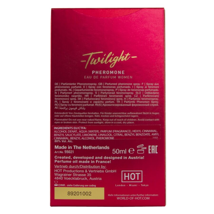 HOT - PARFUM PHEROMONE TWILIGHT POUR FEMME 50 ML