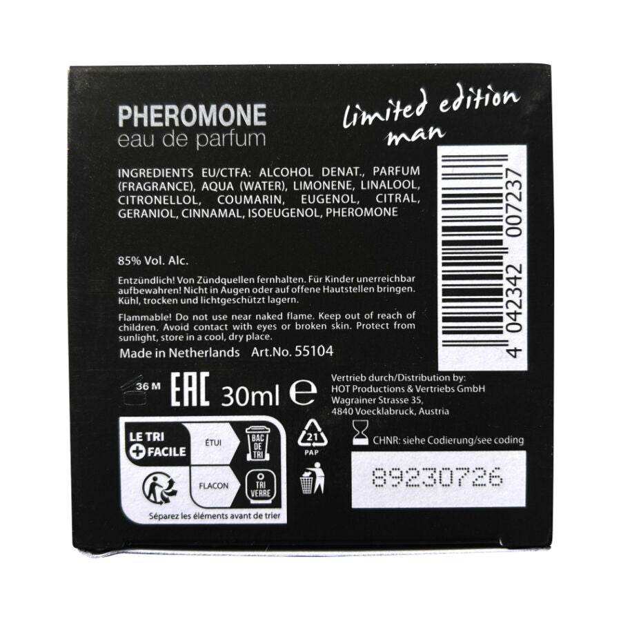 HOT - PARFUM AUX PHÉROMONES DUBAI ÉDITION LIMITÉE HOMME 30 ML