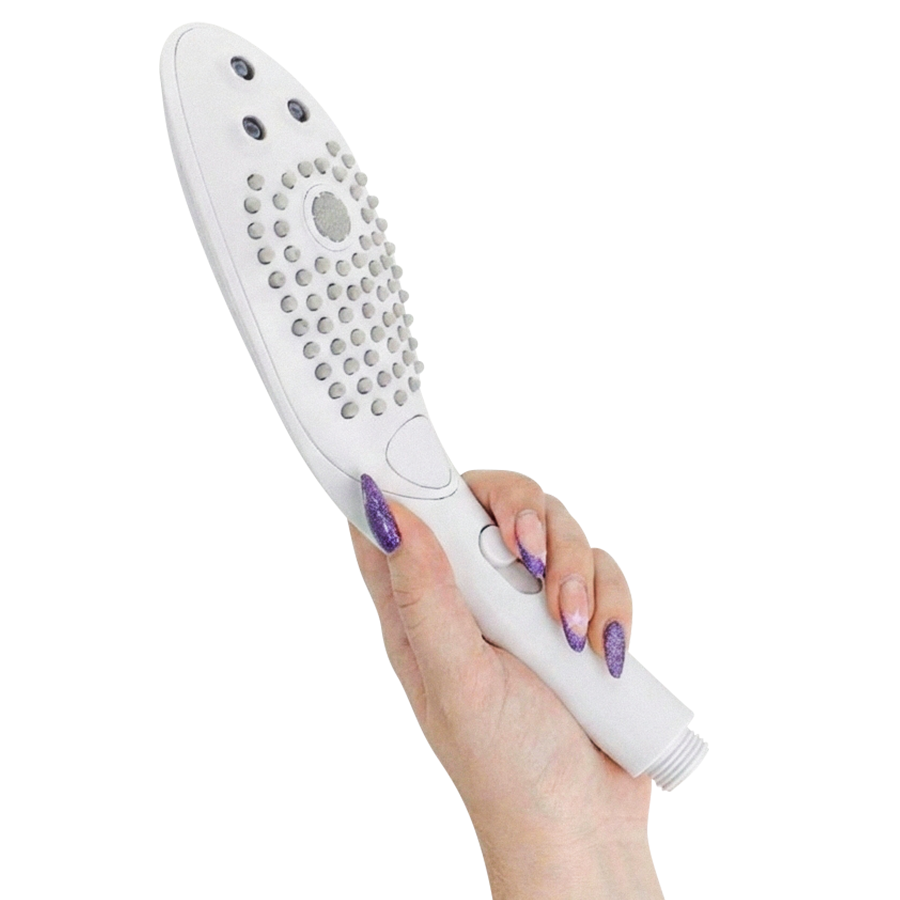 WOMANIZER - POMMEAU DE DOUCHE STIMULANT CLITORIAL WAVE BLANC