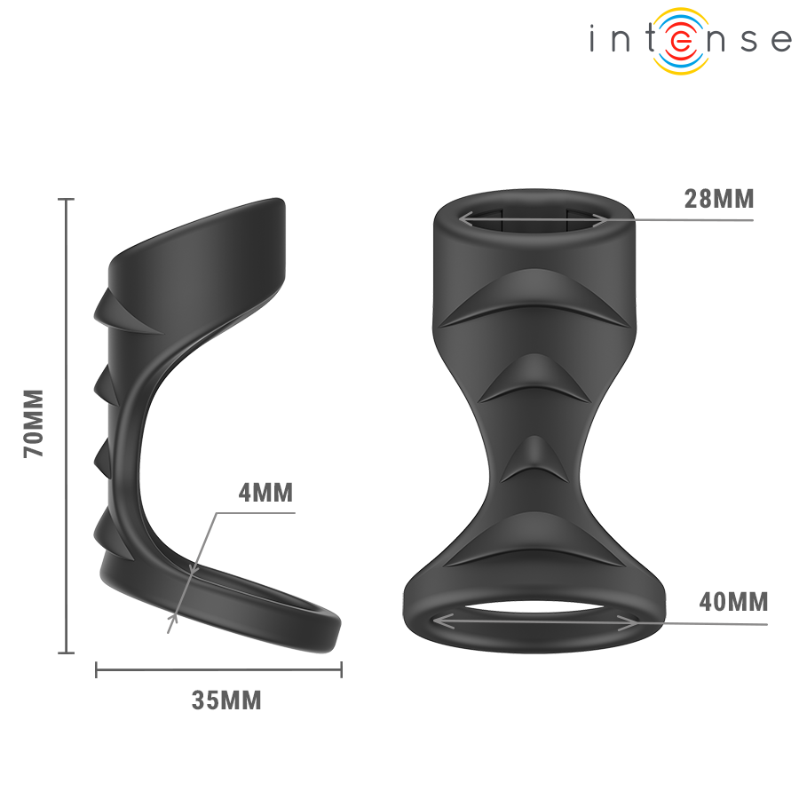 INTENSE - RORY ANNEAU PÉNIS RÉGLABLE MODÈLE 5