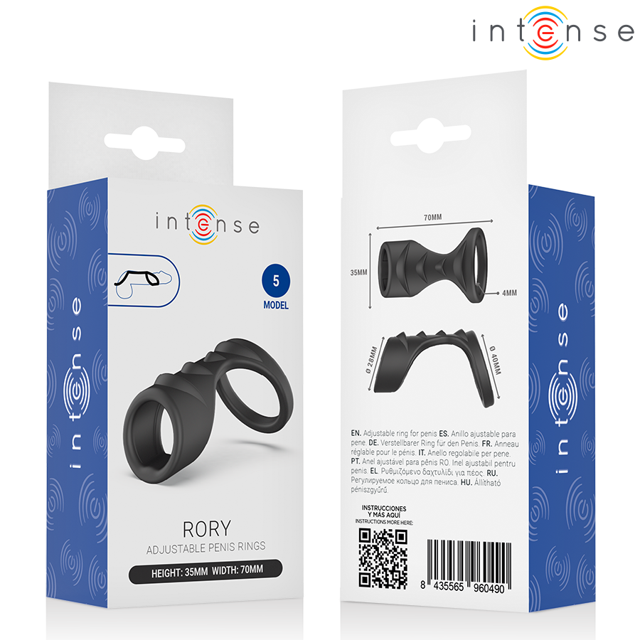 INTENSE - RORY ANNEAU PÉNIS RÉGLABLE MODÈLE 5