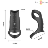 INTENSE - JEROME ANNEAU PÉNIS VIBRANT RÉGLABLE MODÈLE 12