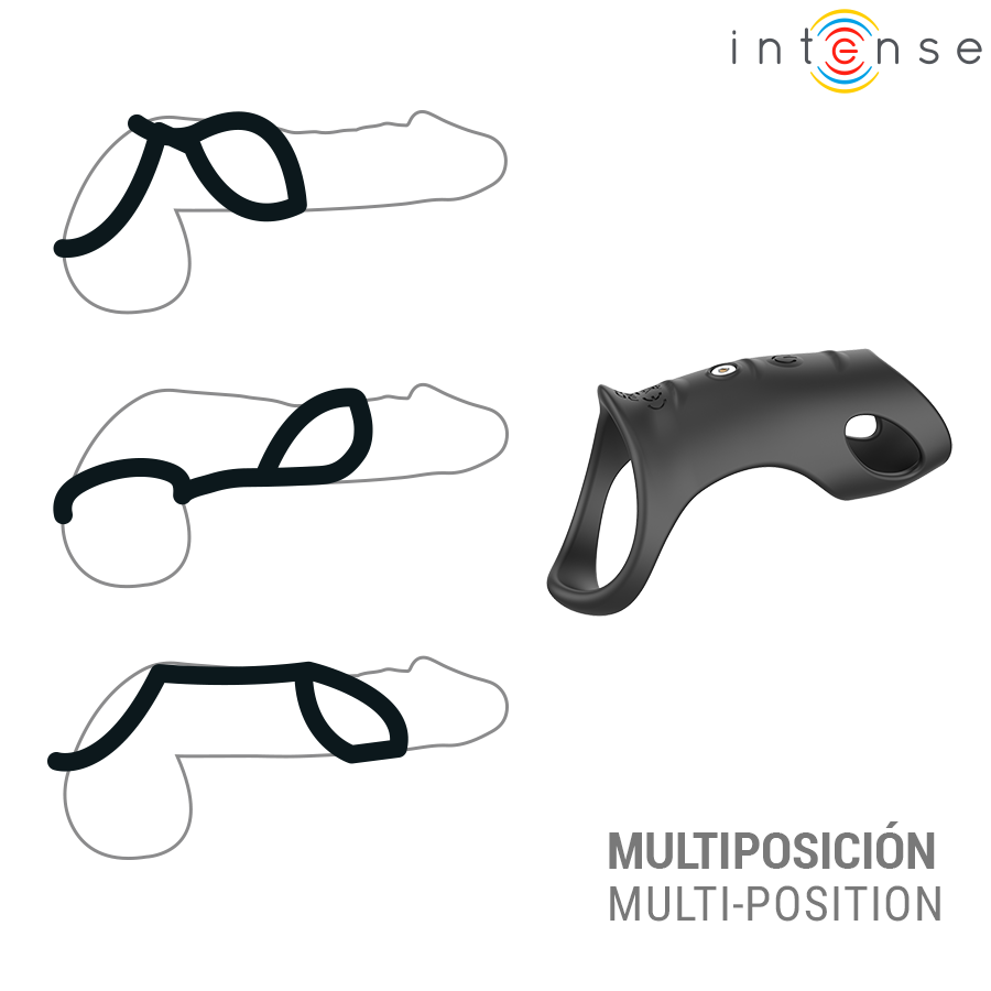 INTENSE - JEROME ANNEAU PÉNIS VIBRANT RÉGLABLE MODÈLE 12