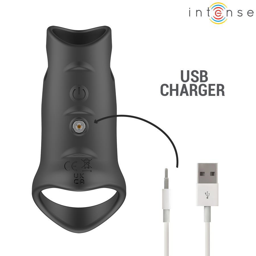 INTENSE - JEROME ANNEAU PÉNIS VIBRANT RÉGLABLE MODÈLE 12