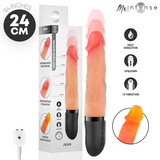 MR INTENSE - JEAN VIBRATEUR HAUT ET BAS AVEC EFFET CHAUFFANT 24 CM -Ø- 3,8 CM