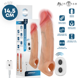 MR INTENSE - ARNOLD M MANCHON PÉNIS VIBRANT ULTRA-RÉALISTE 14,5 CM -Ø- 4 CM