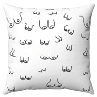 DIABLO PICANTE - COUSSIN DE SEINS 30 X 30 BLANC