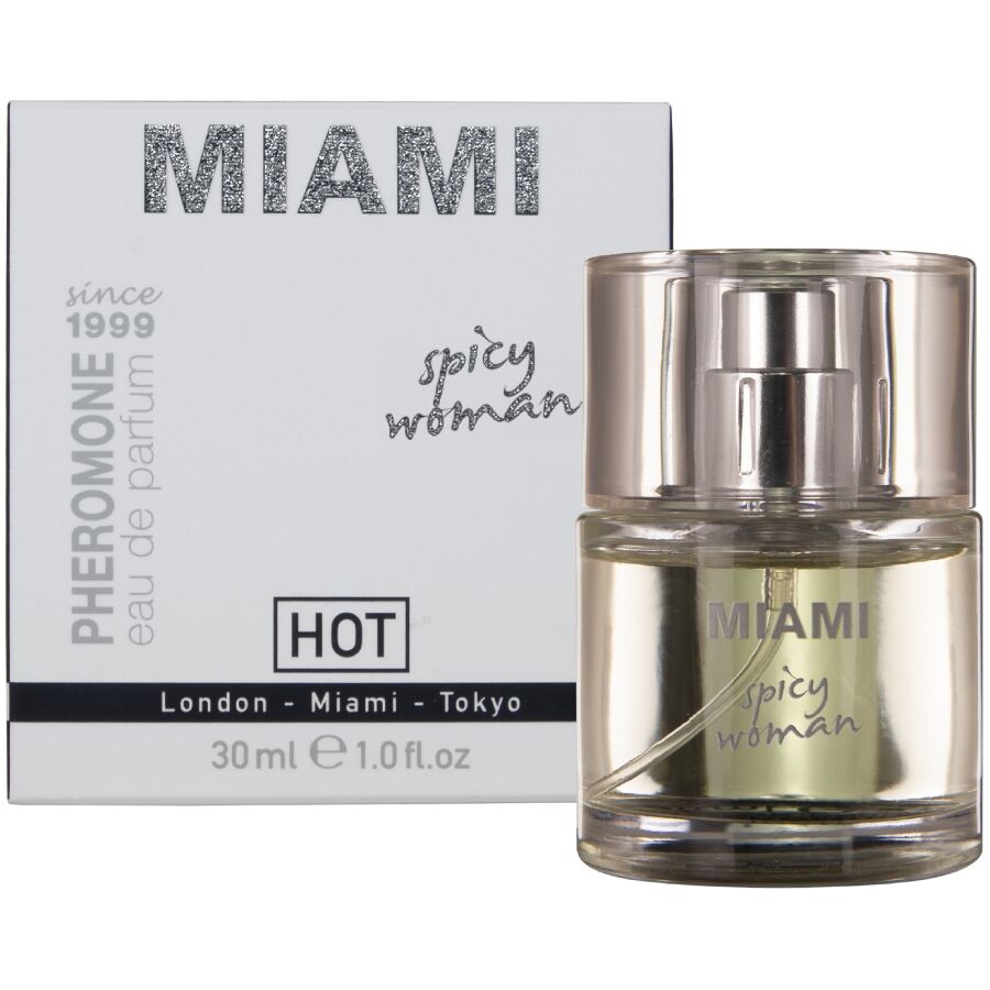 HOT - PARFUM AUX PHÉROMONES MIAMI SPICY WOMAN 30 ML