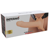 HIDDEN DESIRE - INFERNO MANCHON PÉNIS AVEC STRAP-ON EN SILICONE 18 CM