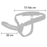 HIDDEN DESIRE - INFERNO MANCHON PÉNIS AVEC STRAP-ON 20 CM