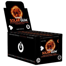 WUG GUM - SOLAR BRONZAGE SOLAIRE À LA GOMME | PRÉSENTOIR 12 X 8 UNITÉS
