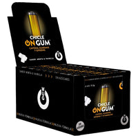 WUG GUM - ON À LA CAFÉINE, AU GINSENG ET À LA GOMME DE GUARANA | PRÉSENTOIR 12 X 8 UNITÉS