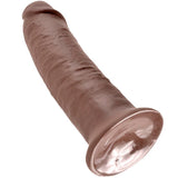 KING COCK - 10 GODEUE MARRON 25.4 CM