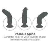 KING COCK - GODE VIBRATEUR 23 CM NATUREL