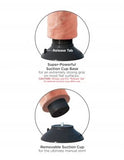 KING COCK - GODE VIBRATEUR 20.32 CM NATUREL