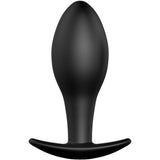 PRETTY LOVE - PLUG ANAL ANCRE EN SILICONE 8.5 CM NOIR